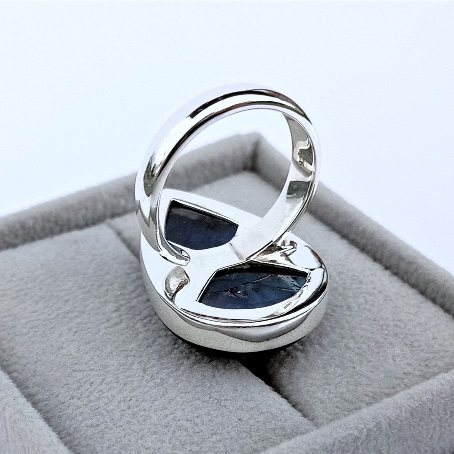 ANILLO ADHARA (LABRADORITA)