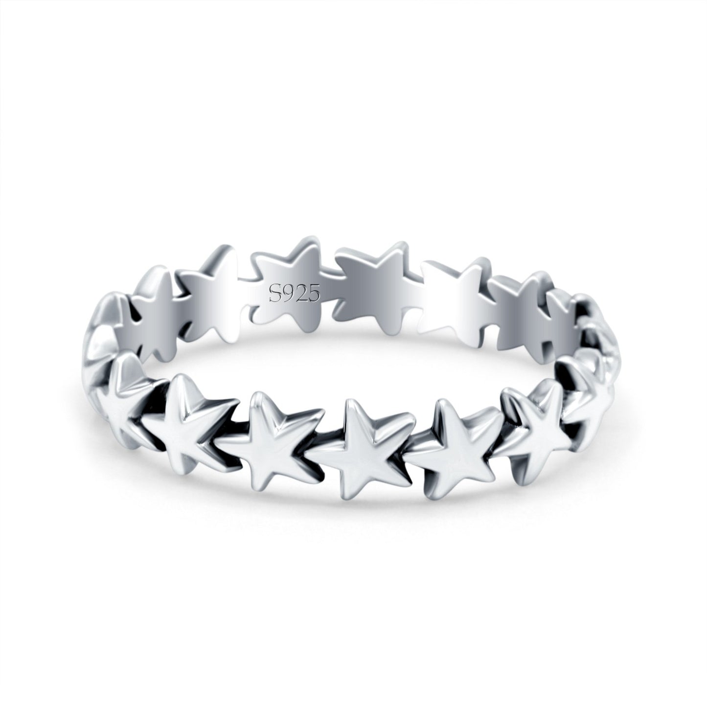 ANILLO BANDA DE ESTRELLAS