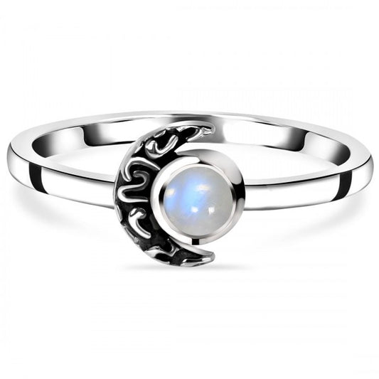 ANILLO LUNA CRECIENTE (PIEDRA LUNA)