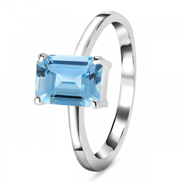 ANILLO AGUAMARINA