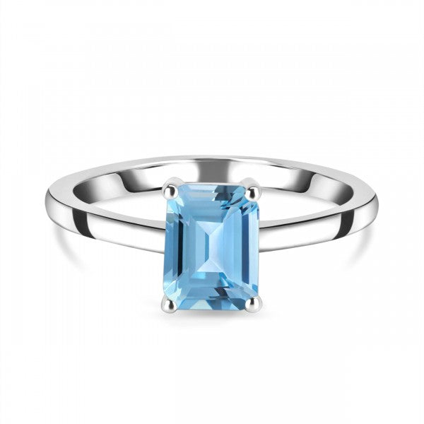 ANILLO AGUAMARINA