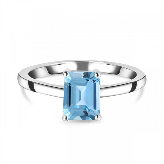 ANILLO AGUAMARINA