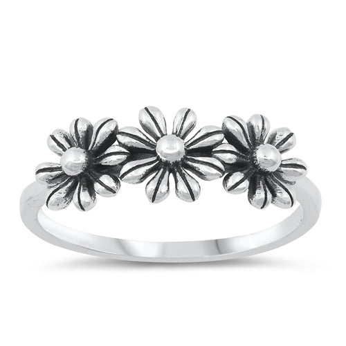 ANILLO TRILOGÍA DE FLORES